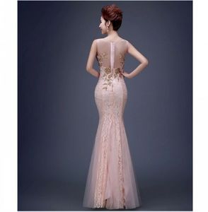 Beaded Mermaid Cocktail Gown