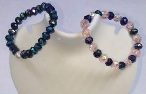 Braslate 3pic Trend Rainbow/Rhinestone/stone rinh