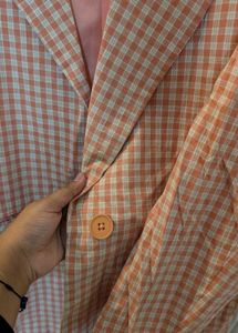 Checkered Blazer