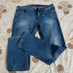 Blue distress Denim Jeans