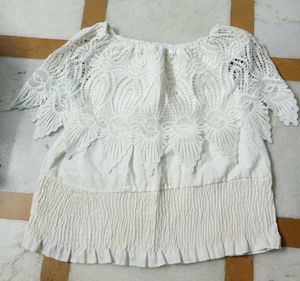 pure white colour top