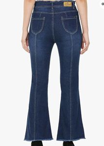 Bootcut/Bellbottom Dark Blue Jeans(Women)