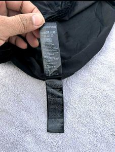 Topshop Black Velvet Bodysuit UK10