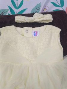 Cute Baby Dress &amp; Headband