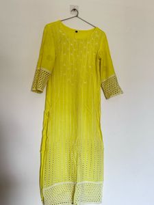 Lime Yellow Kurta