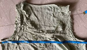 SHEIN Lace Neck Sleeveless Top–Light Mint, Size L