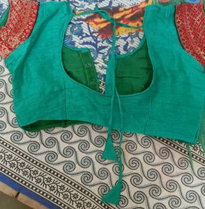 Elegant Green Saree
