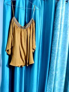 Mustard top for women and girls ✨