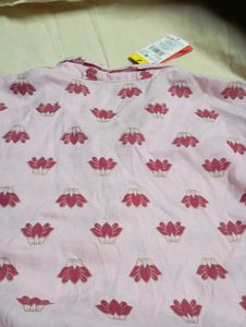 New Floral Print Shirt Dress