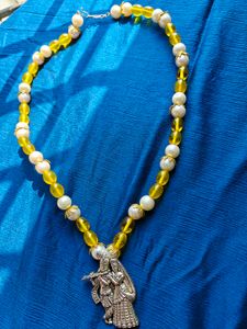 Radha Krishna Pendant Necklace