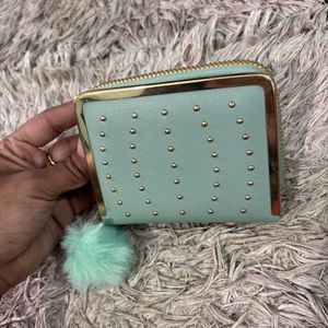 Chic Mint Green Wallet