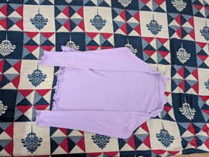 Lilac Long Sleeve Top