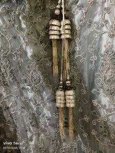 Gray Floral Embroidered Blouse