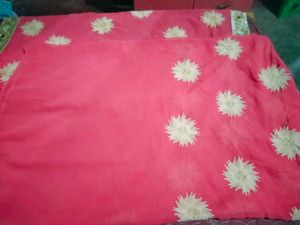 Pink Floral Saree with Blouse