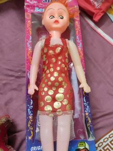 Lovely Sister Doll in Pink Dress - New Toy