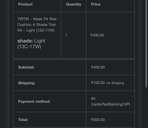 TIRTIR 6 Shades TRIAL KIT (LIGHT)
