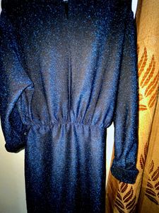 ✨Midnight Sparkly Long Sleeve Dress