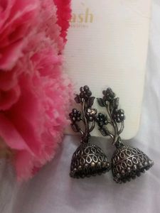 Floral Jhumka Earrings