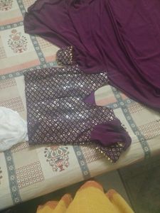 purple lhnga