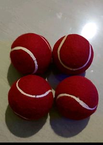 4 Combo Red Tennis Ball 🏏