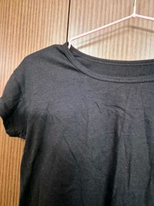 Black Classic Crop Top | 34