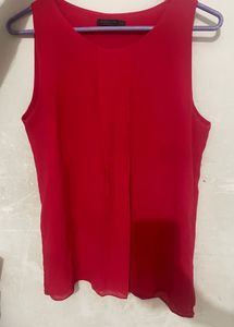 “Pink Plain Top – Casual Everyday Wear, Size (XS)’