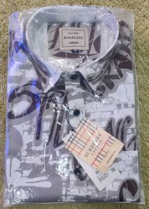 Burberry Graffiti Print Button-Down