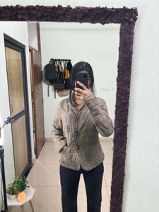 GAP Vintage 90s Brown Patchwork Jacket Blazer