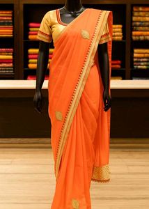 🇳🇿💫❤️ Elegant Coral Saree