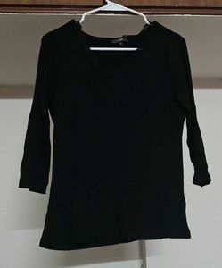Black Fitted Top