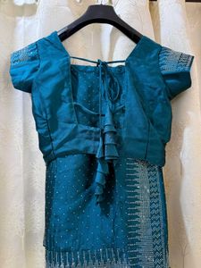 Blue Stones Saree &amp; Blouse