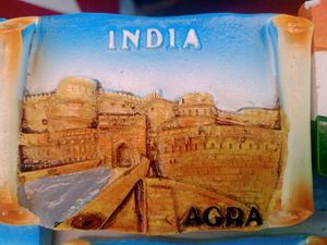 Marbel Agra Fort  Fridge Magnet