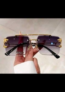Gold Accent Gradient Lens Sunglasses