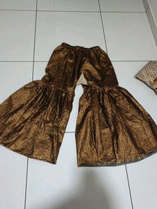 Girl's Ethnic Kurta with Gharara