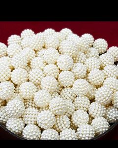 White Beads Pack Of 50