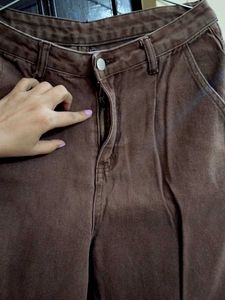 Sale🔥Denim Jeans In Mauve Colour