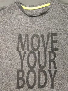 Move Your Body Gray T-Shirt