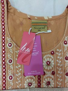 New Cotton Silk Dress Set
