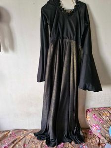 Elegant Flowy Sleeve Maxi Dress