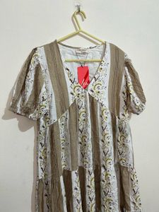 Floral Tiered Mini Dress