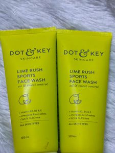 Pack Of 2 Dot And Key Lime Rush Sports Face Wash