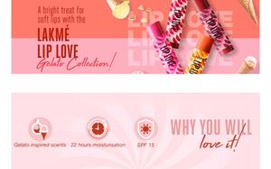 LAKME Lip Love Gelato Chapstick Fresh Orange
