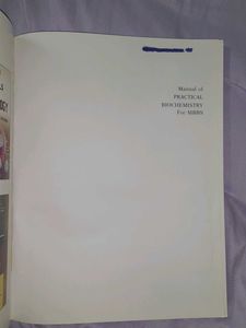 Manual For Practical Biochemistry