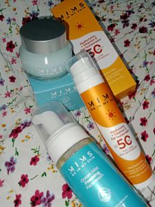 Suncream With Foaming Face Wash,  gel Glow cream