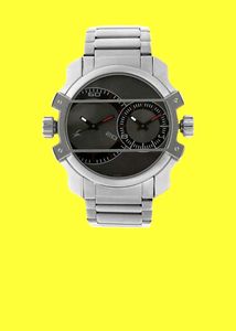 Fast-track Quartz Analog Grey Dial Watch (New)