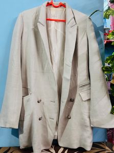 Long  Beige Blazer