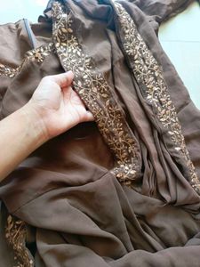 Viral Gown Saree 🤎