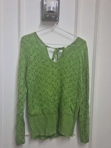 Green Knit Sweater