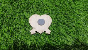 Wooden Fridge Magnet.
