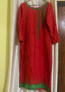 Red Kurta